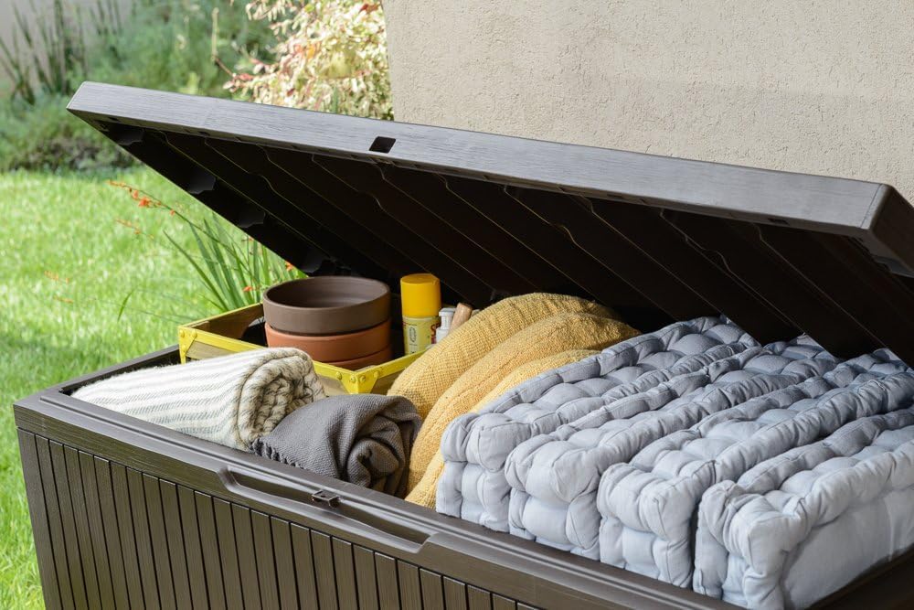 keter-springwood-auflagenbox-305-liter-sitzbox-braun image 4