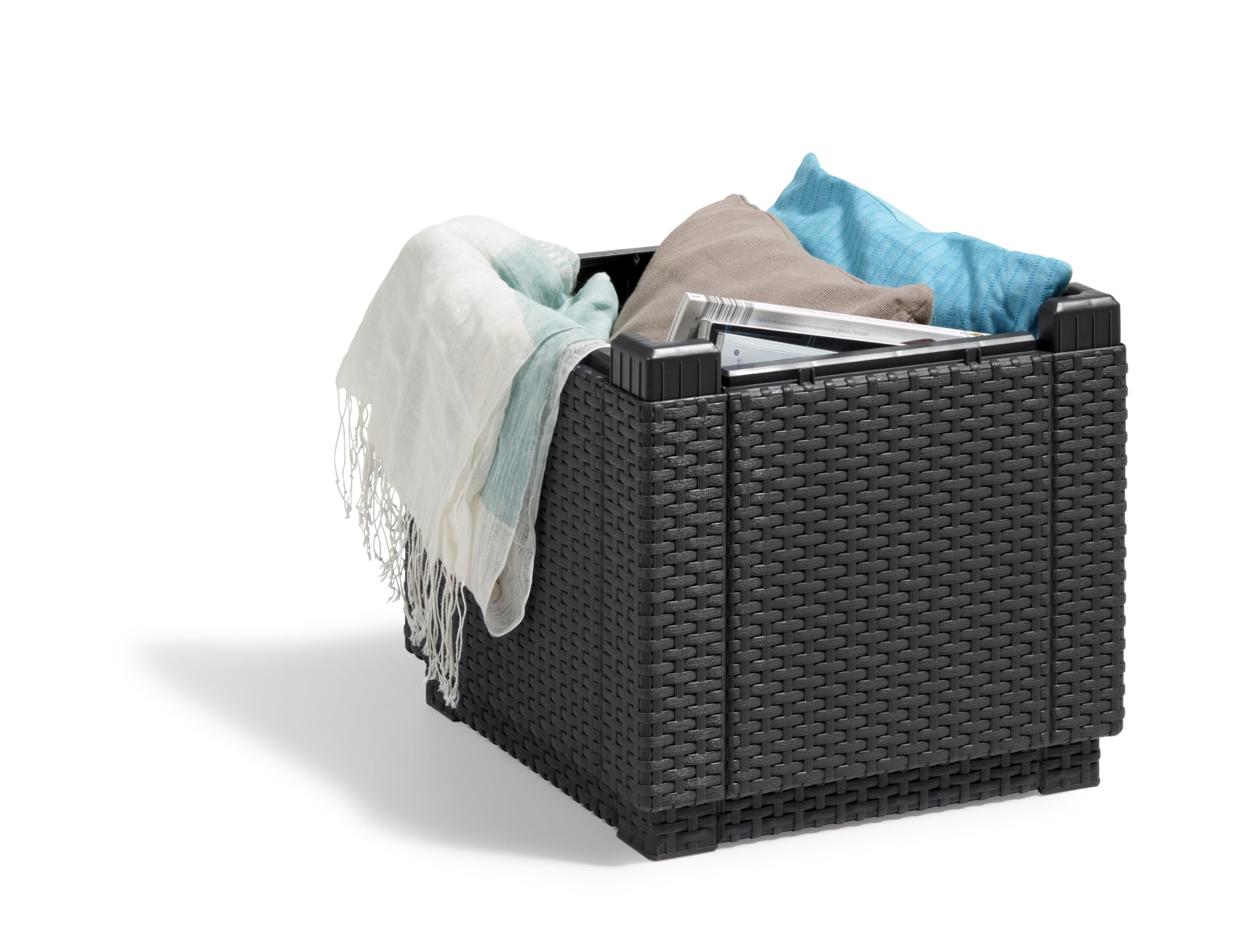 allibert-by-keter-cube-hocker-mit-stauraum-und-kissen-42x42x39-cm-grau-rattanopt image 8