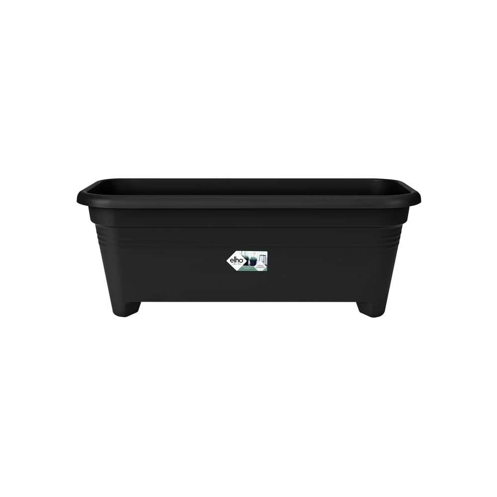 elho-green-basics-viereckig-60-cm-blumentopf-schwarz image 1