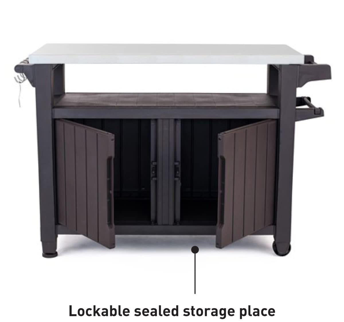 keter-unity-xl-bbq-beistelltisch-134x51-7x89-6-cm-grau-edelstahl-298-l image 4