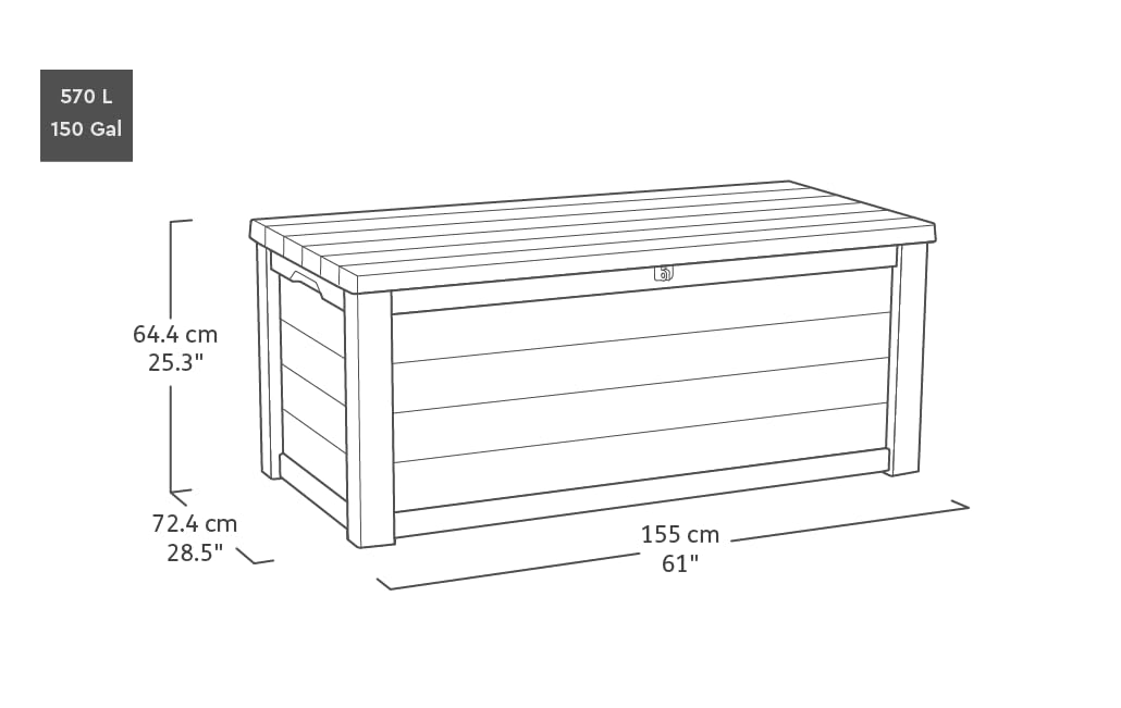 keter-eastwood-auflagenbox-570-liter-anthrazit image 2
