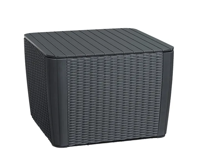allibert-by-keter-luzon-plus-round-beistelltisch-graphit-57x57x43-cm image 1