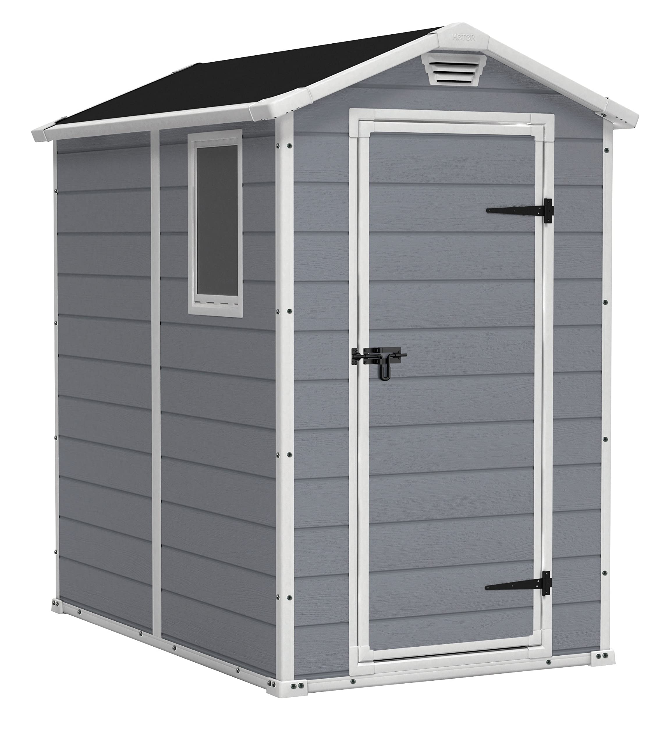 keter-manor-4x6s-gartenhaus-wetterfest-3-8-m-kunststoff-grau-130x192x198-cm image 1