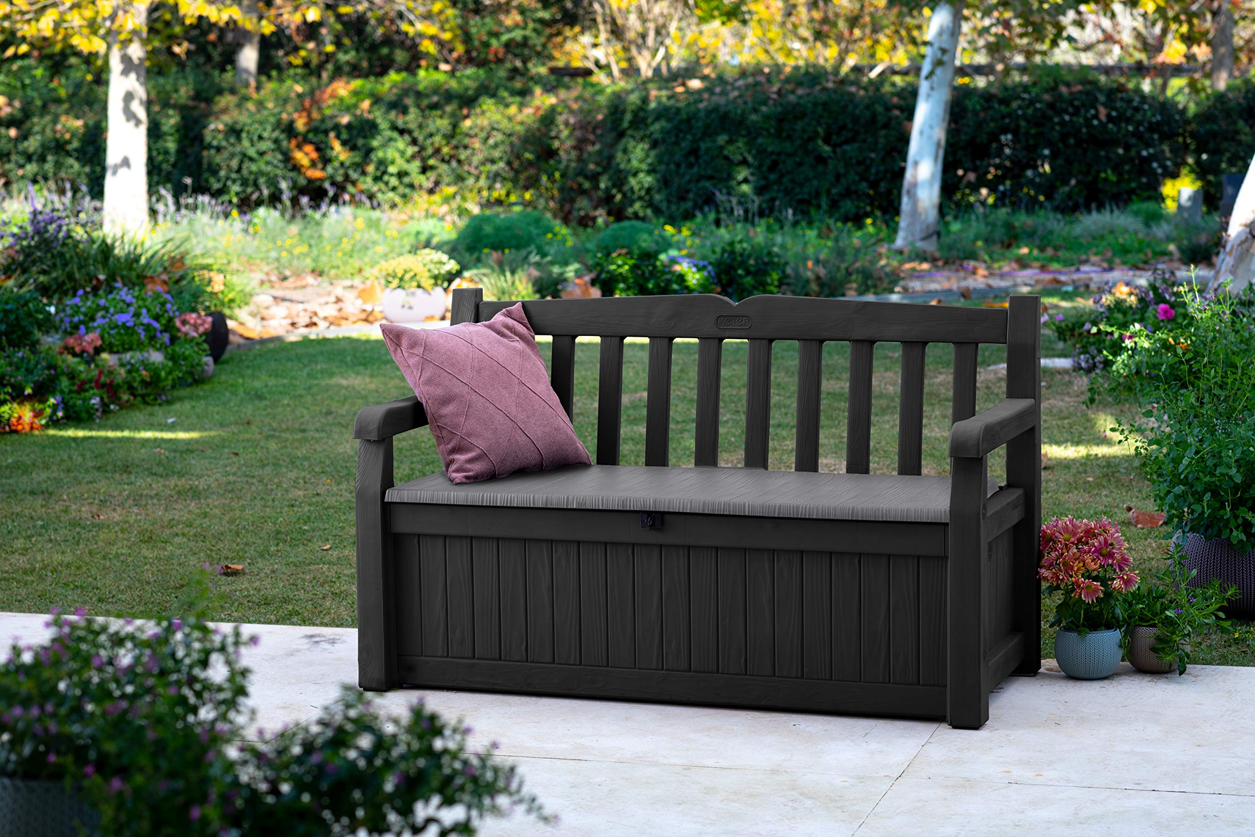 keter-eden-sitzbank-mit-kissenbox-265-l-grau-140x60x84-cm image 8
