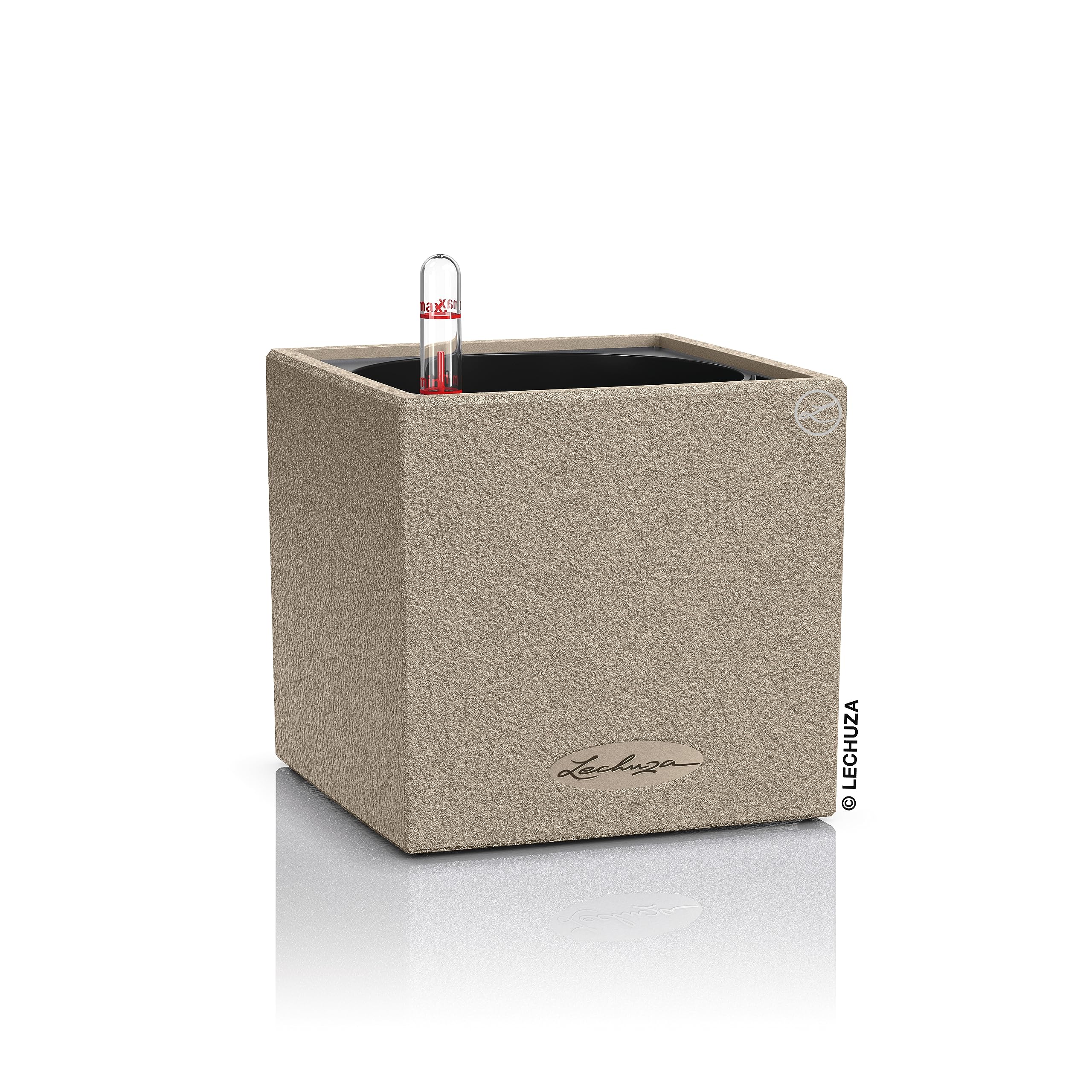 lechuza-canto-stone-14-pflanzgef-mit-bew-sserung-sandbeige image 1