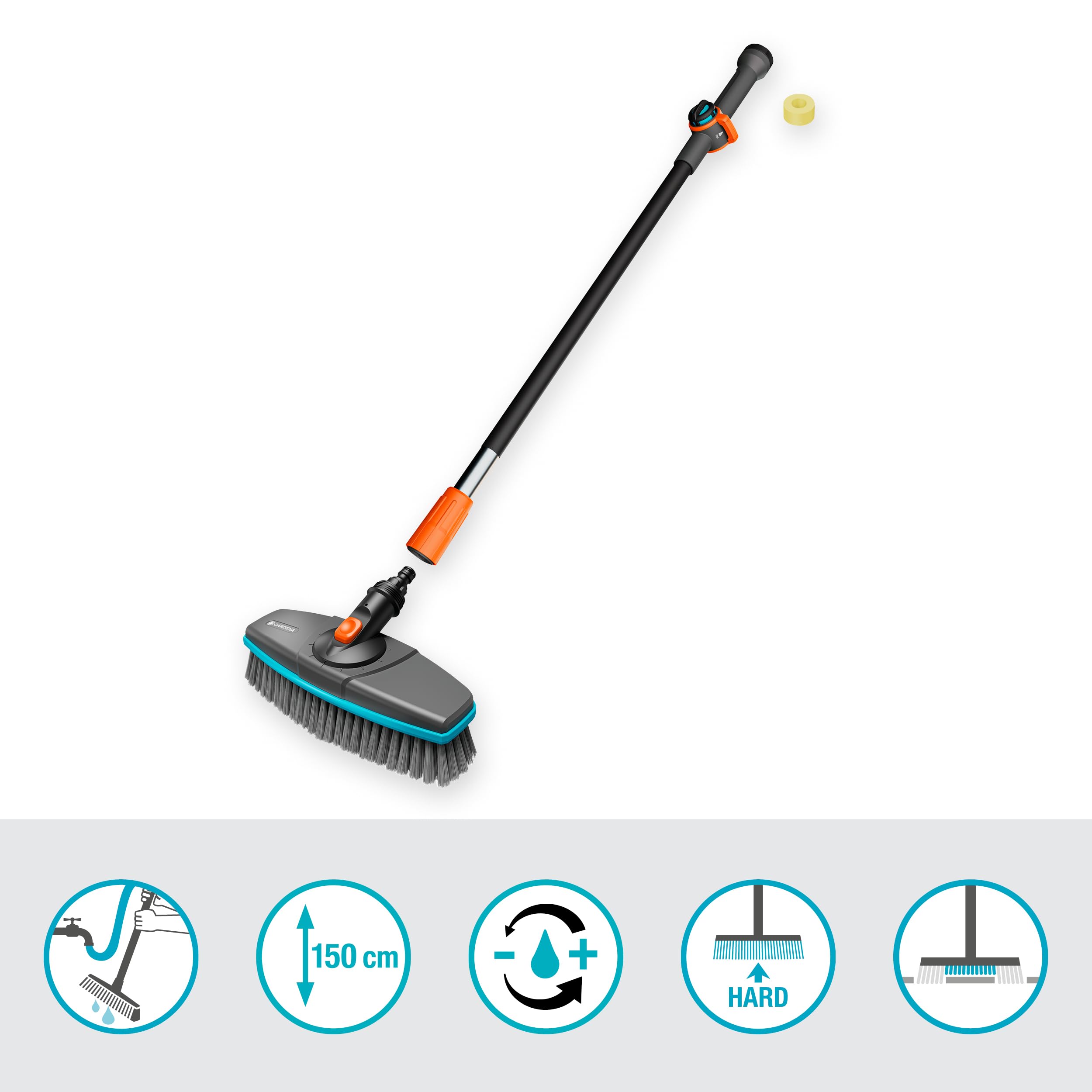 gardena-18828-20-cleansystem-wasch-set-stiel-m-150-cm-b-rste-hard image 3