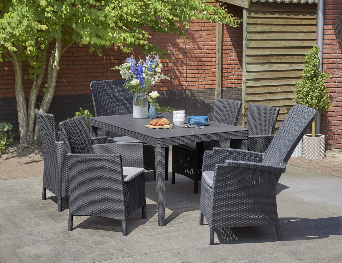 keter-vermont-verstellbarer-dining-sessel-graphit-mit-sitzkissen image 2