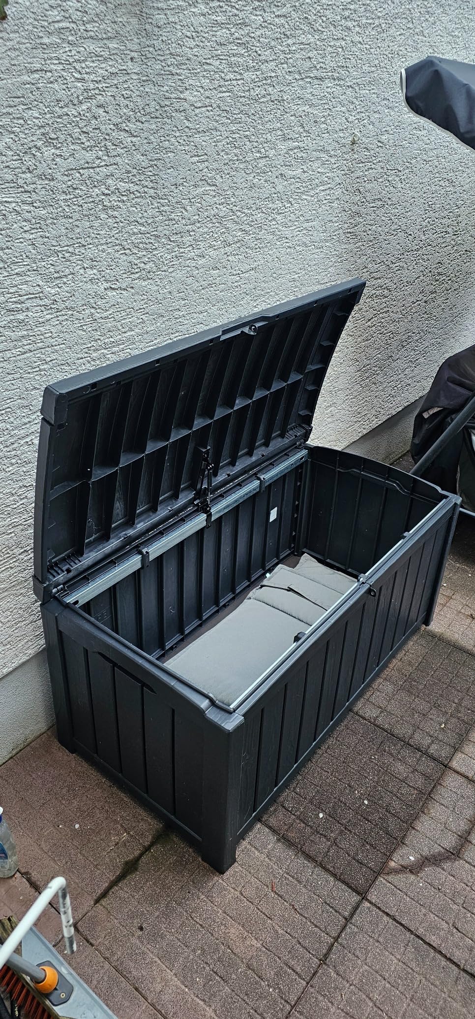 Sitzbank super praktisch