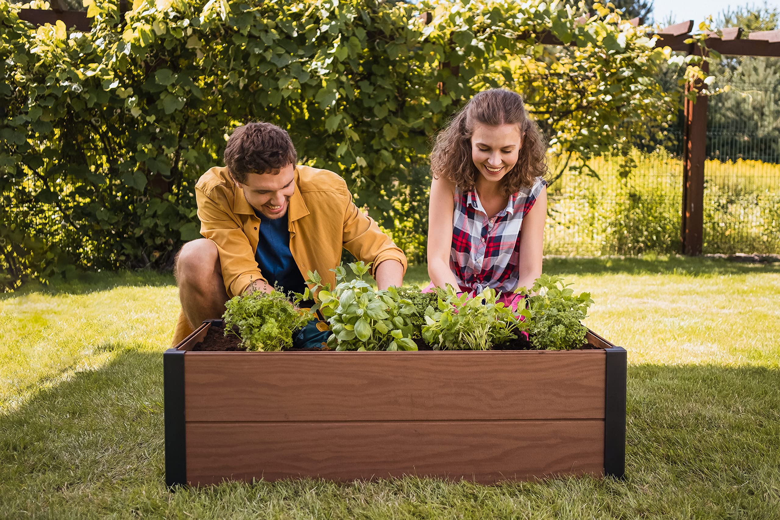 keter-maple-hochbeet-106x106x32cm-braun-332l image 2