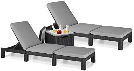 allibert-daytona-sonnenliege-2er-set-polyrattan-graphit-auflage-ice-cube image 7