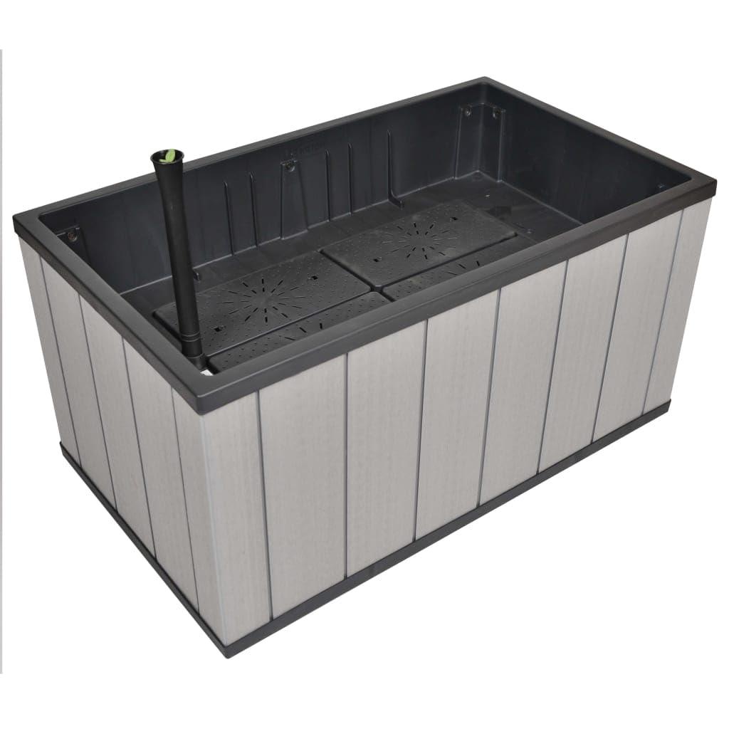 keter-sequoia-medium-hochbeet-88-l-grau-mit-bew-sserungssystem-und-rollen-99-x-5 image 4