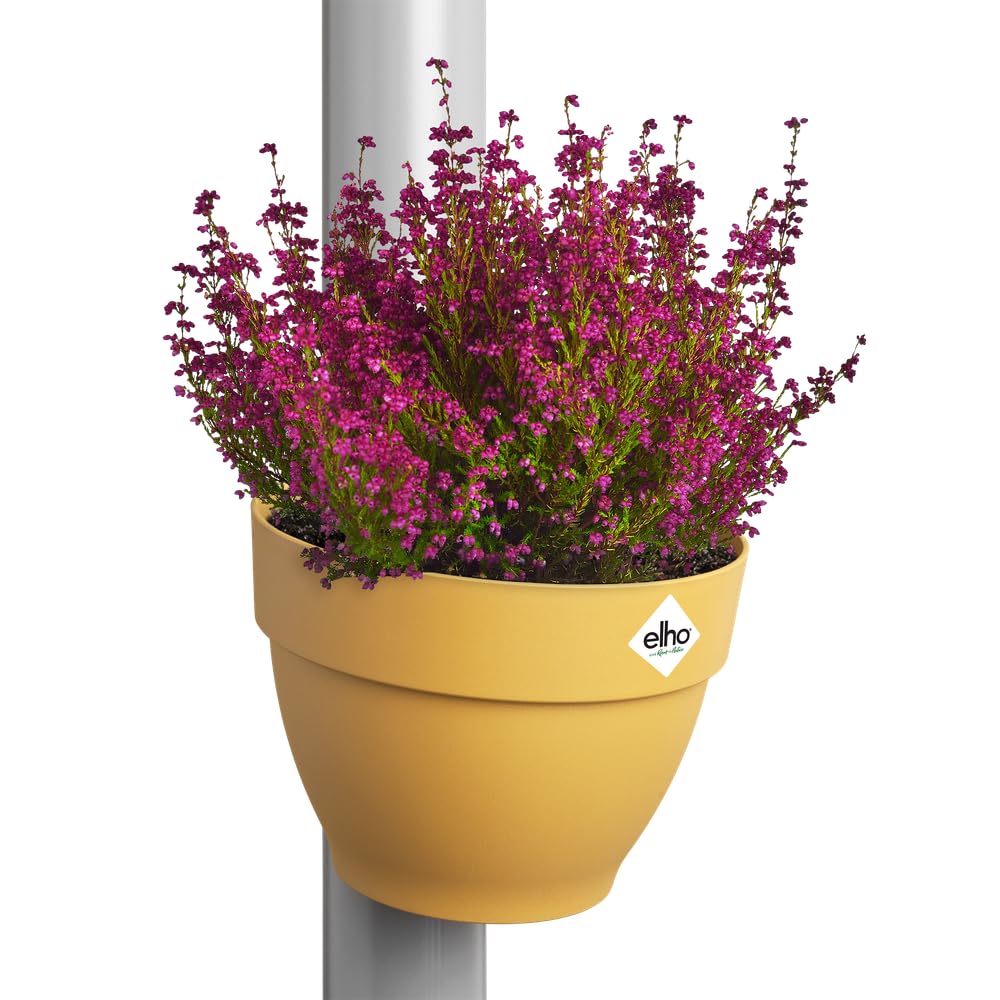 elho-vibia-campana-fallrohrpflanzgef-22-cm-blumentopf-honig-gelb image 3