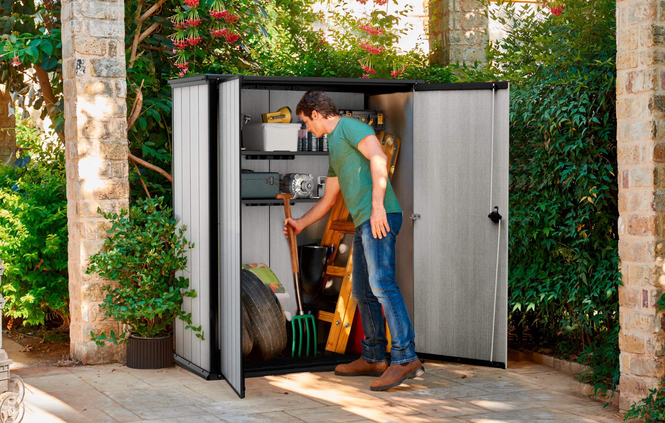 keter-high-store-plus-aufbewahrungsbox-1400-liter-140-x-73-6-x-170-4-cm image 2
