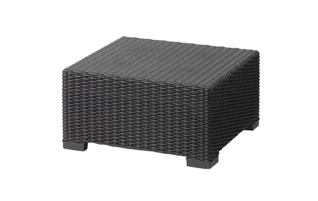 keter-california-gartentisch-beistelltisch-68-x-68-x-35-cm-rattanoptik-graphit image 1
