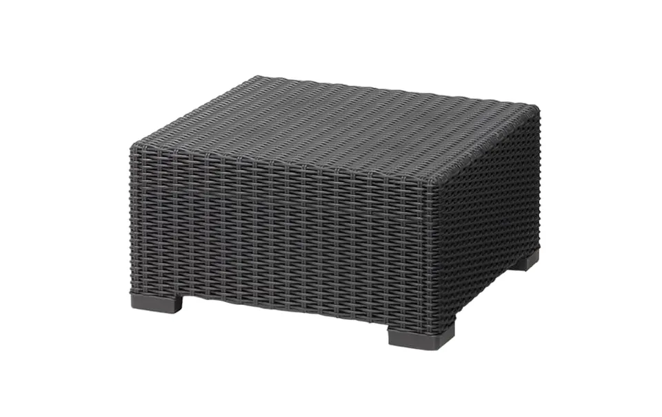 keter-california-gartentisch-beistelltisch-68-x-68-x-35-cm-rattanoptik-graphit image 1