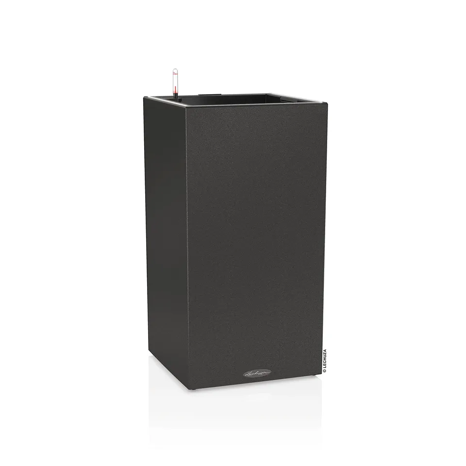 lechuza-canto-stone-40-led-high-pflanzgef-all-in-one-set-graphitschwarz image 1