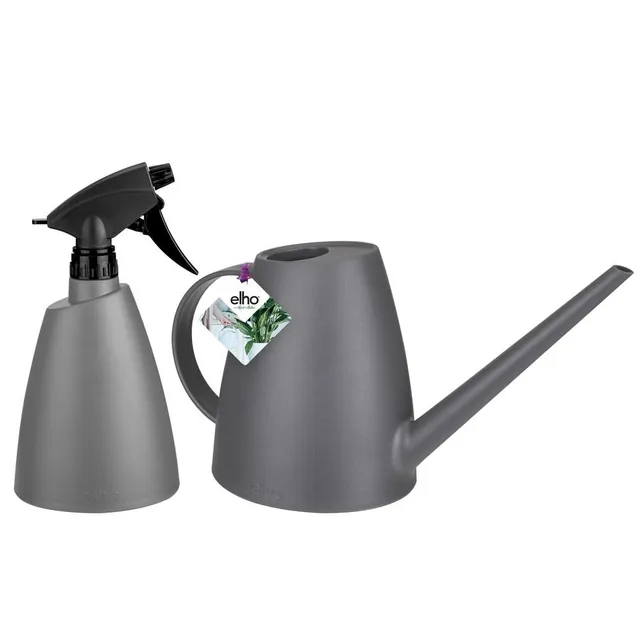 elho-brussels-gie-kanne-und-spr-hflasche-set-anthracite-zimmerpflanzen image 1