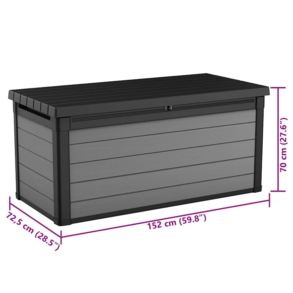 keter-premier-150-gartentruhe-570-liter-grau image 3