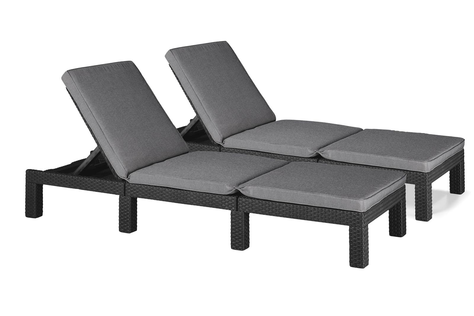 keter-allibert-daytona-sonnenliege-2er-set-rattanoptik-graphit image 1