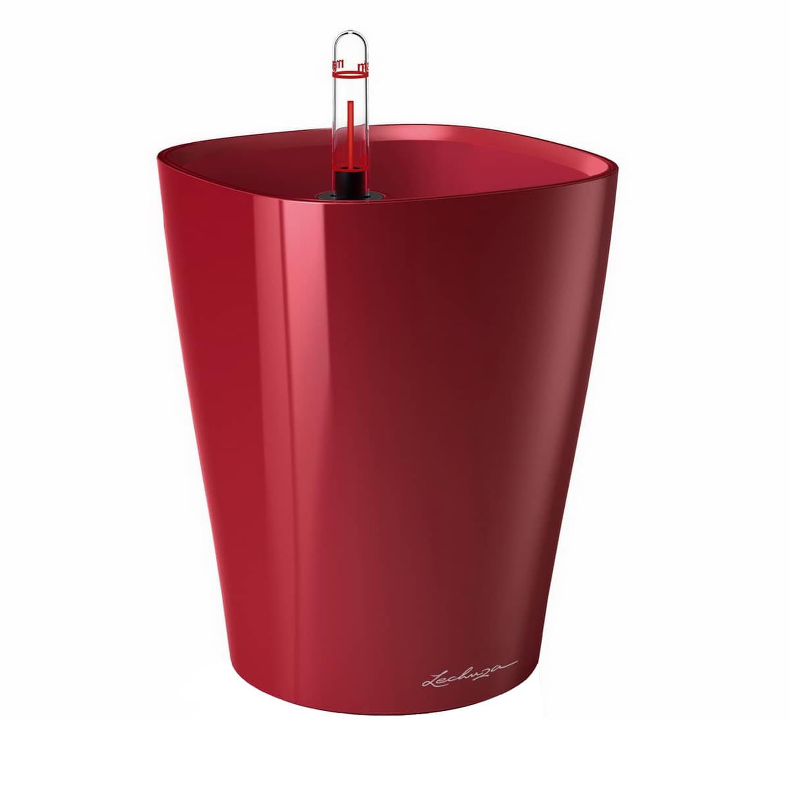 lechuza-deltini-scarlet-rot-hochglanz-14x14x18-cm image 1