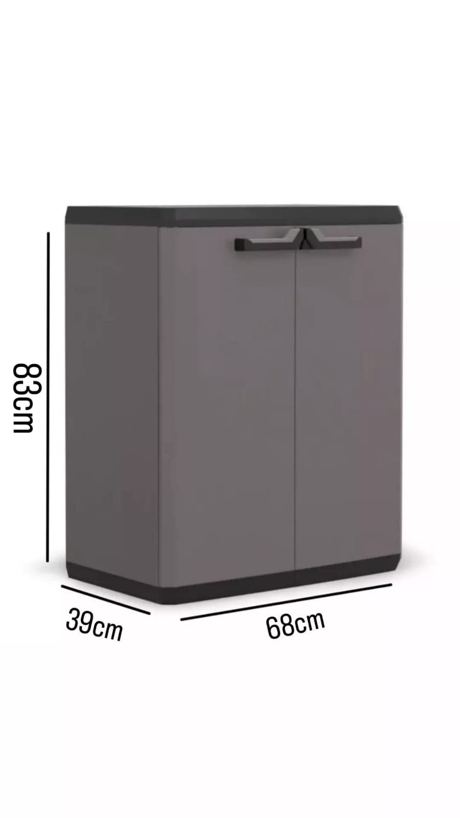 keter-pi-kunststoffschrank-niedrig-anthrazit-schwarz-68-x-39-x-83-cm image 3