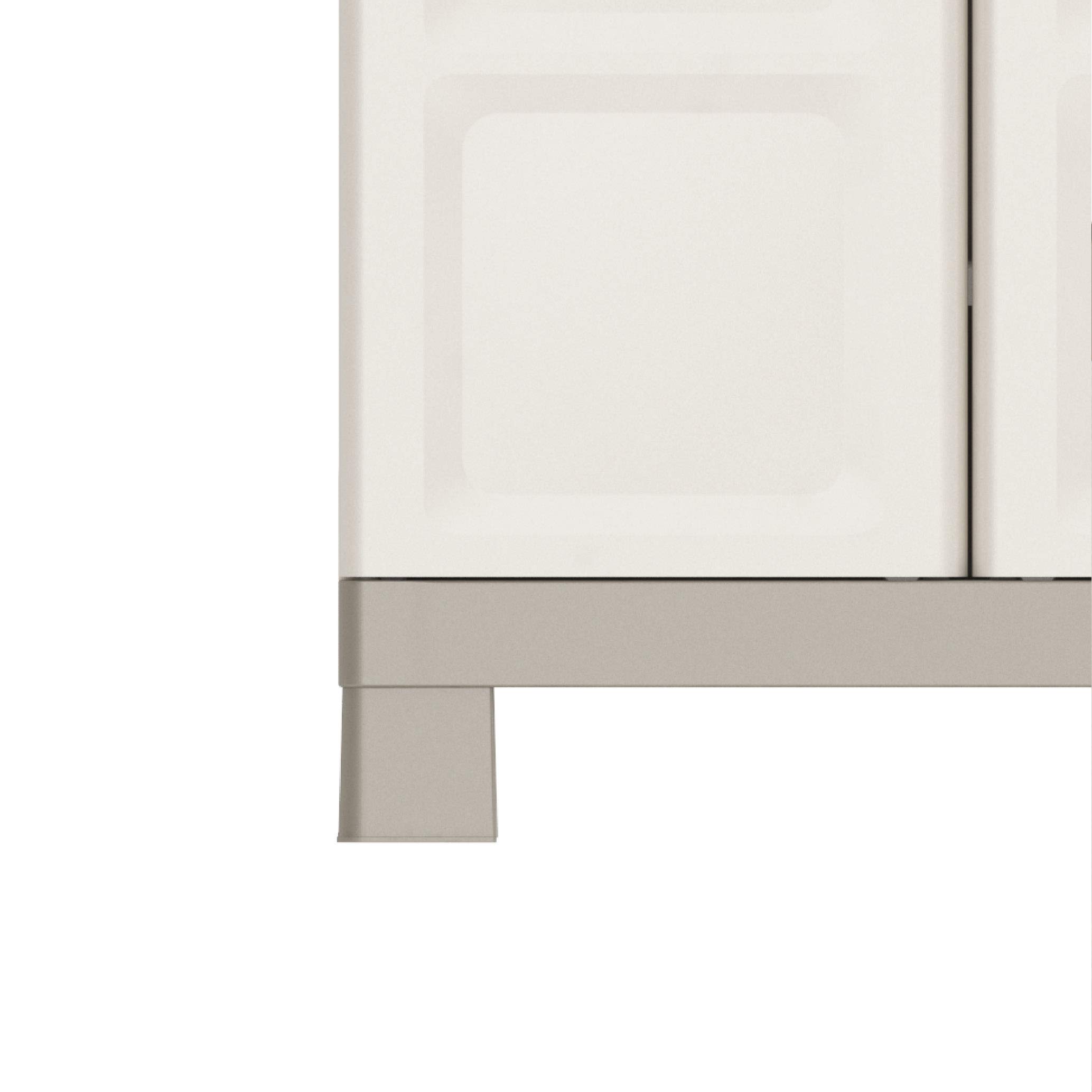 keter-excellence-kunststoffschrank-schmal-1-t-rig-33-x-45-x-182-cm-beige-taupe image 6