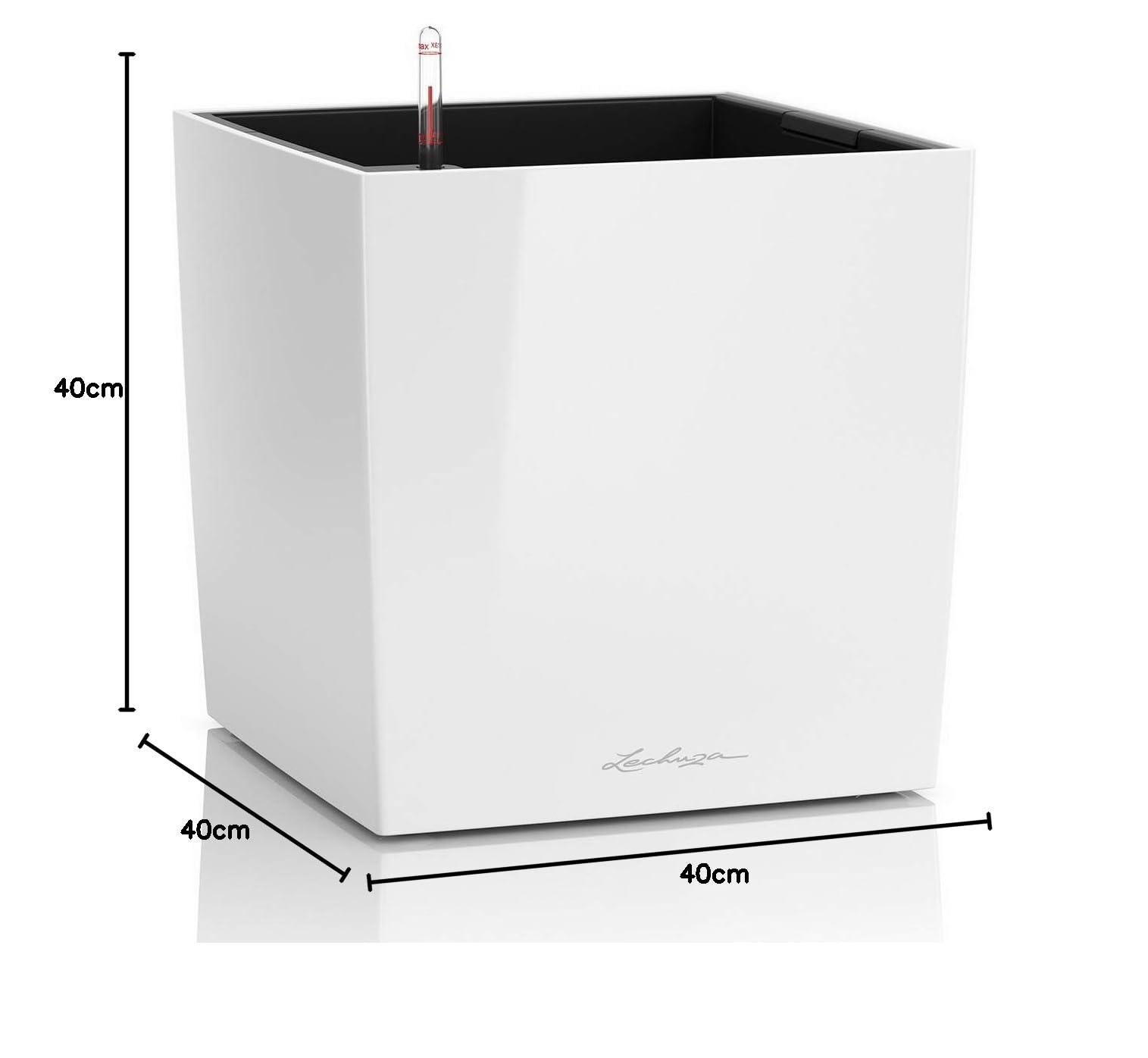 lechuza-cube-premium-40-pflanzw-rfel-mit-bew-sserungssystem-wei-hochglanz image 3