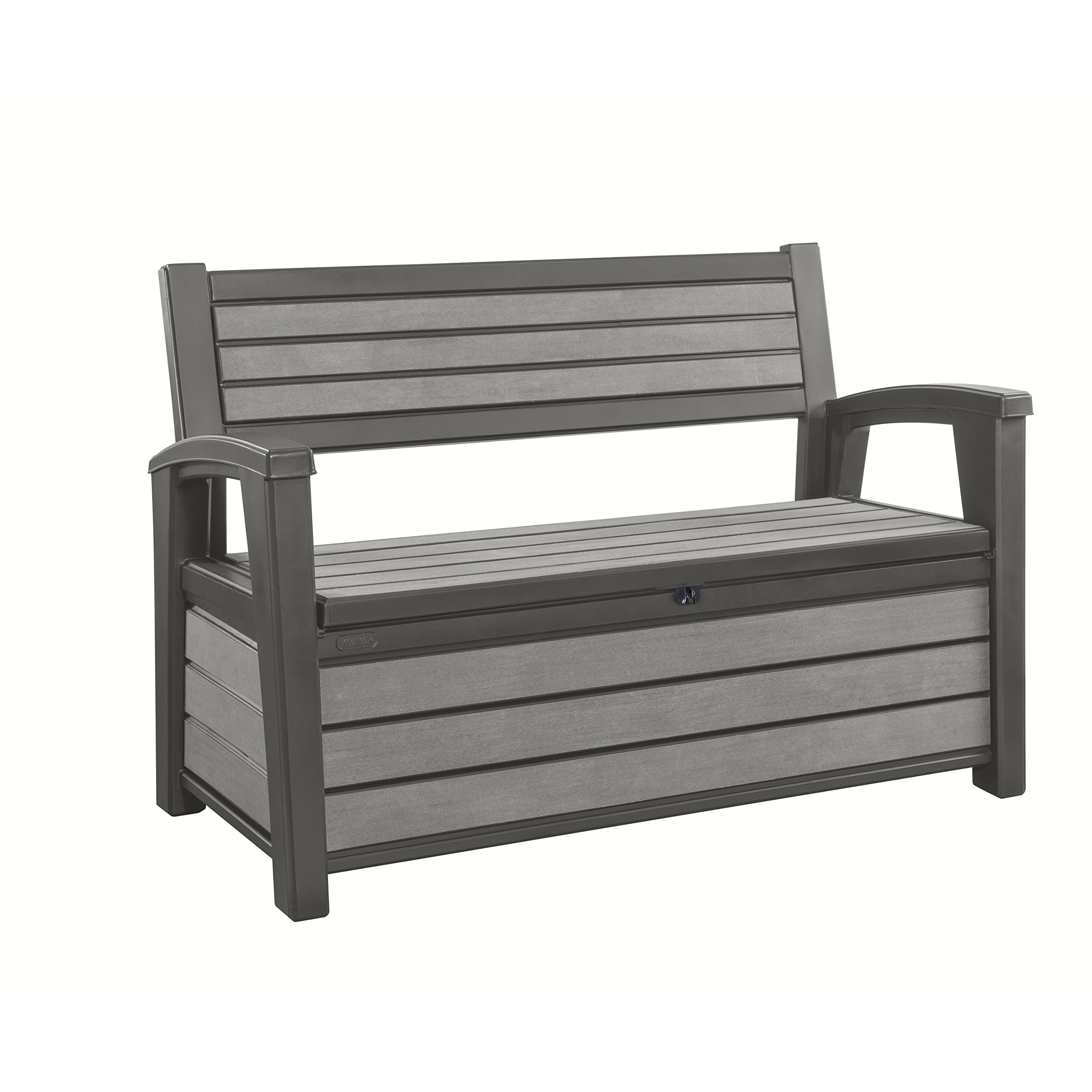 keter-hudson-bench-2in1-gartenbank-und-kissenbox-227-l-anthrazit image 1