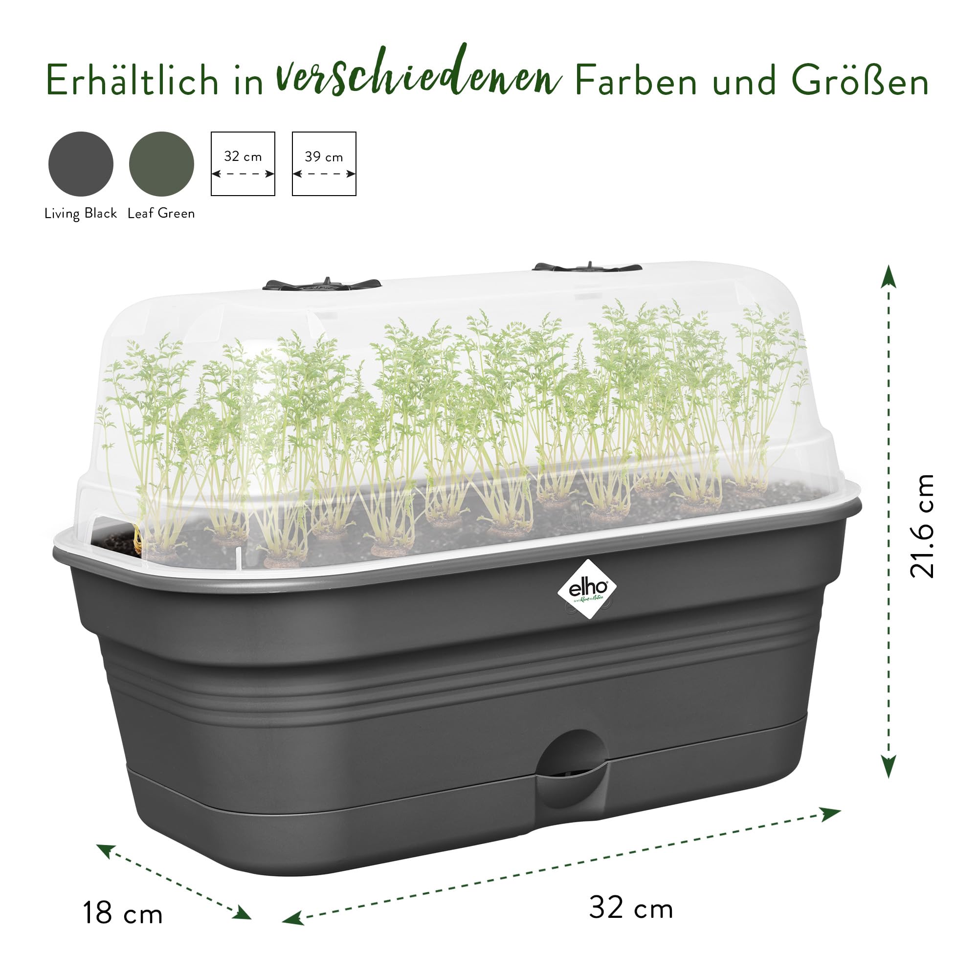 elho-green-basics-anzucht-schale-all-in-1-m-living-schwarz image 6