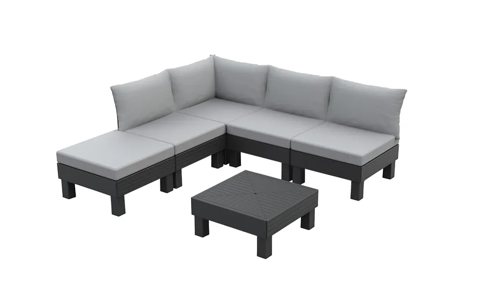 keter-elements-loungebank-balkonset-5-6-personen-modular-graphit image 1