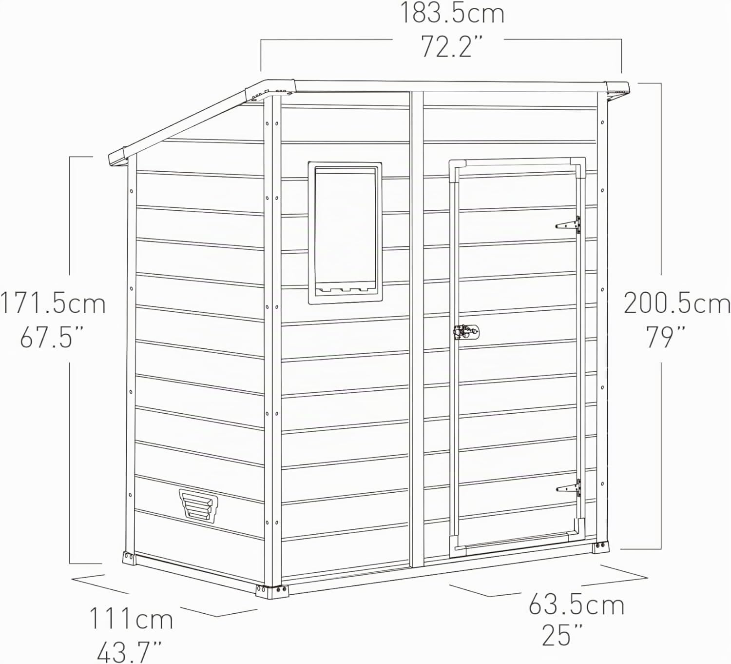 keter-manor-pent-6x4-gartenhaus-kunststoff-grau image 3