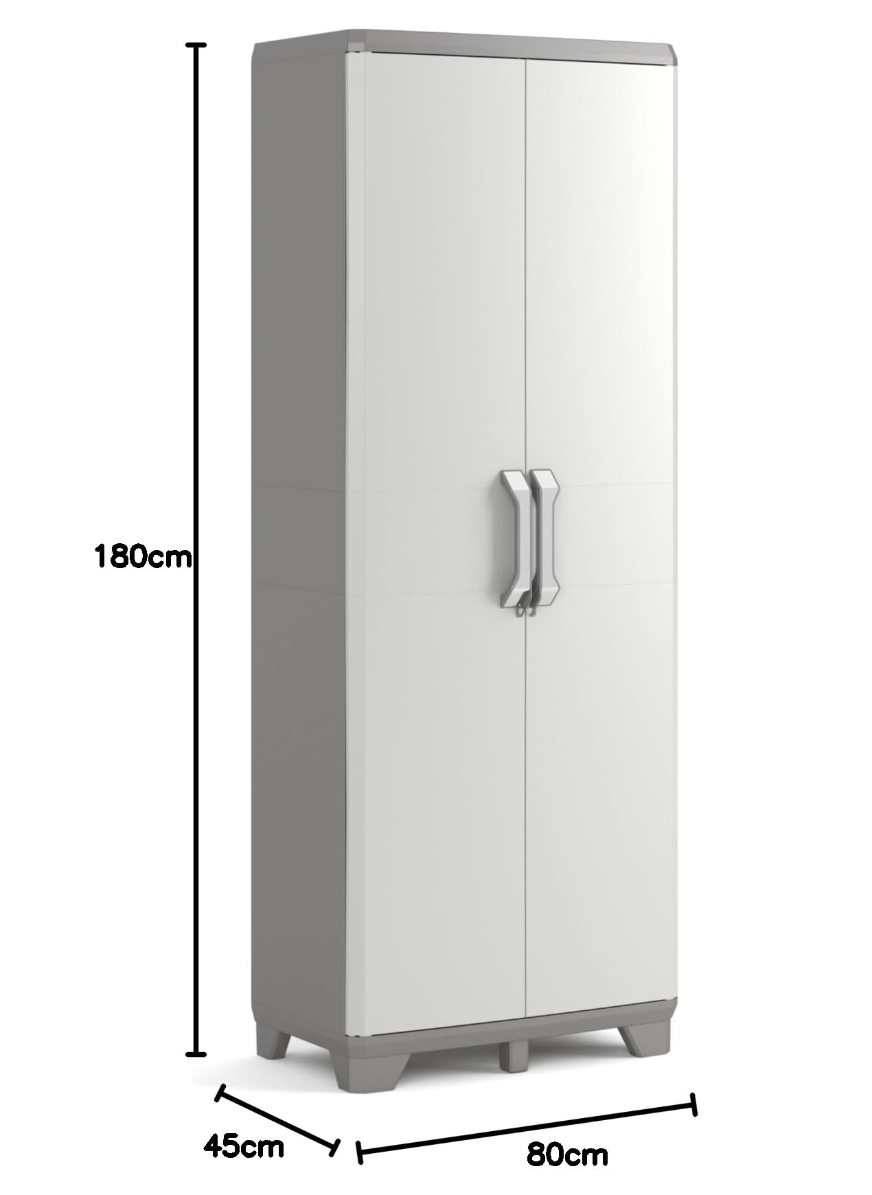 keter-groove-mehrzweckschrank-kunststoff-beige-sand-80-x-45-x-180-cm-mit-8-b-den image 2