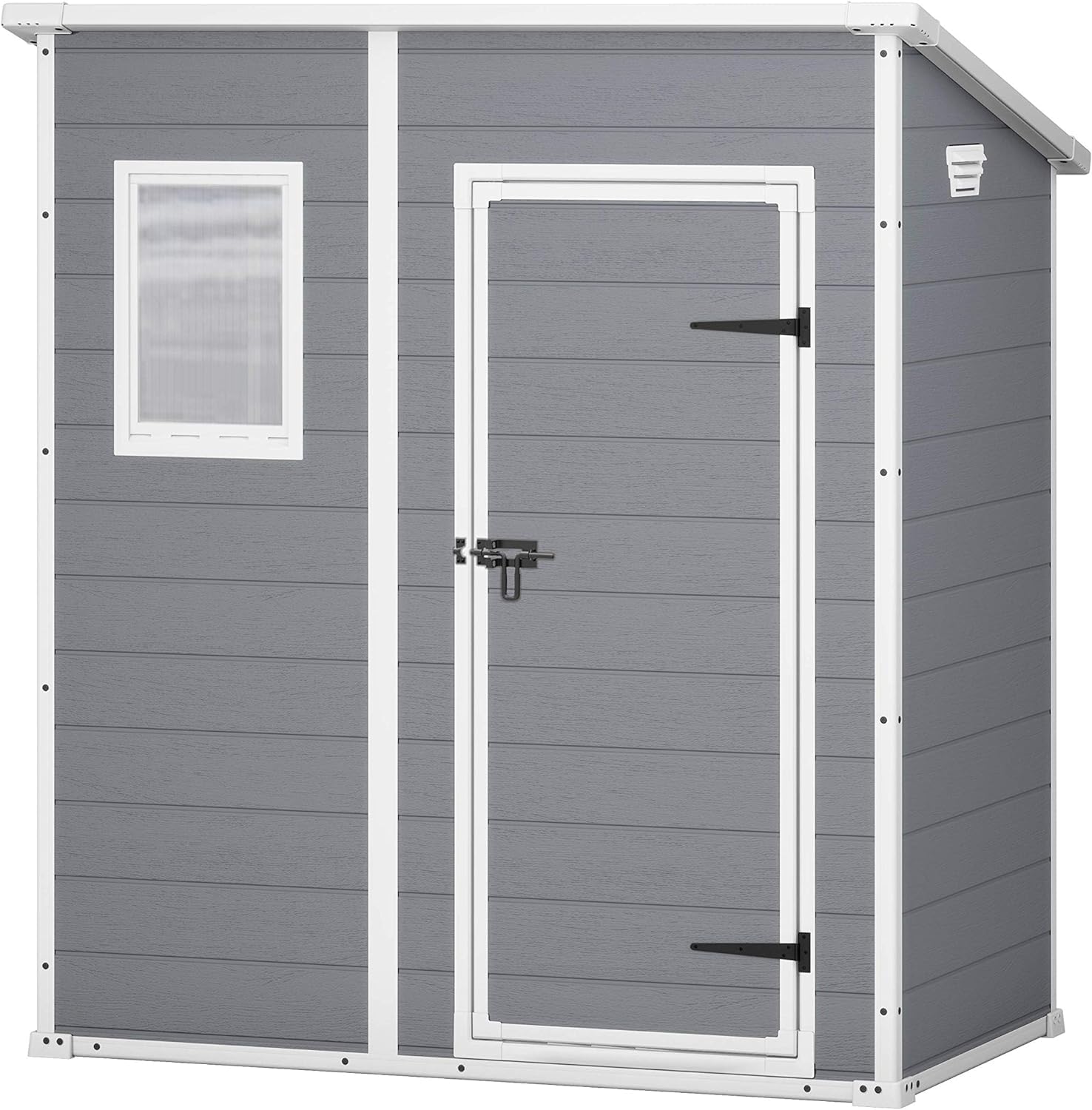 keter-manor-pent-6x4-gartenhaus-kunststoff-grau image 1