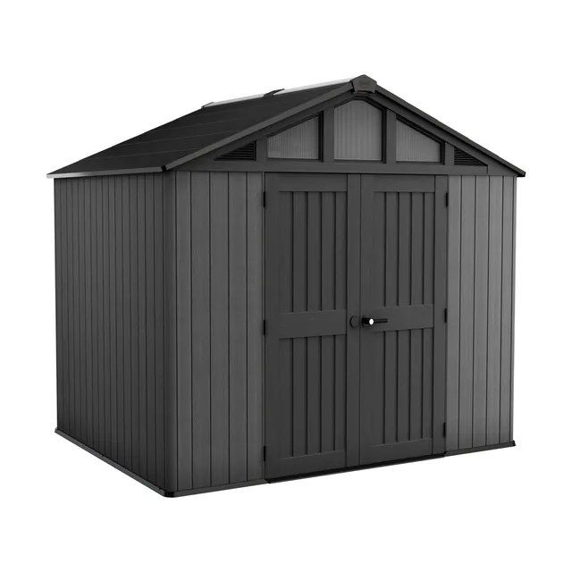 keter-stronghold-10x8-gartenhaus-evotech-stahlverst-rkt-grau-305-x-243-x-251-cm image 1