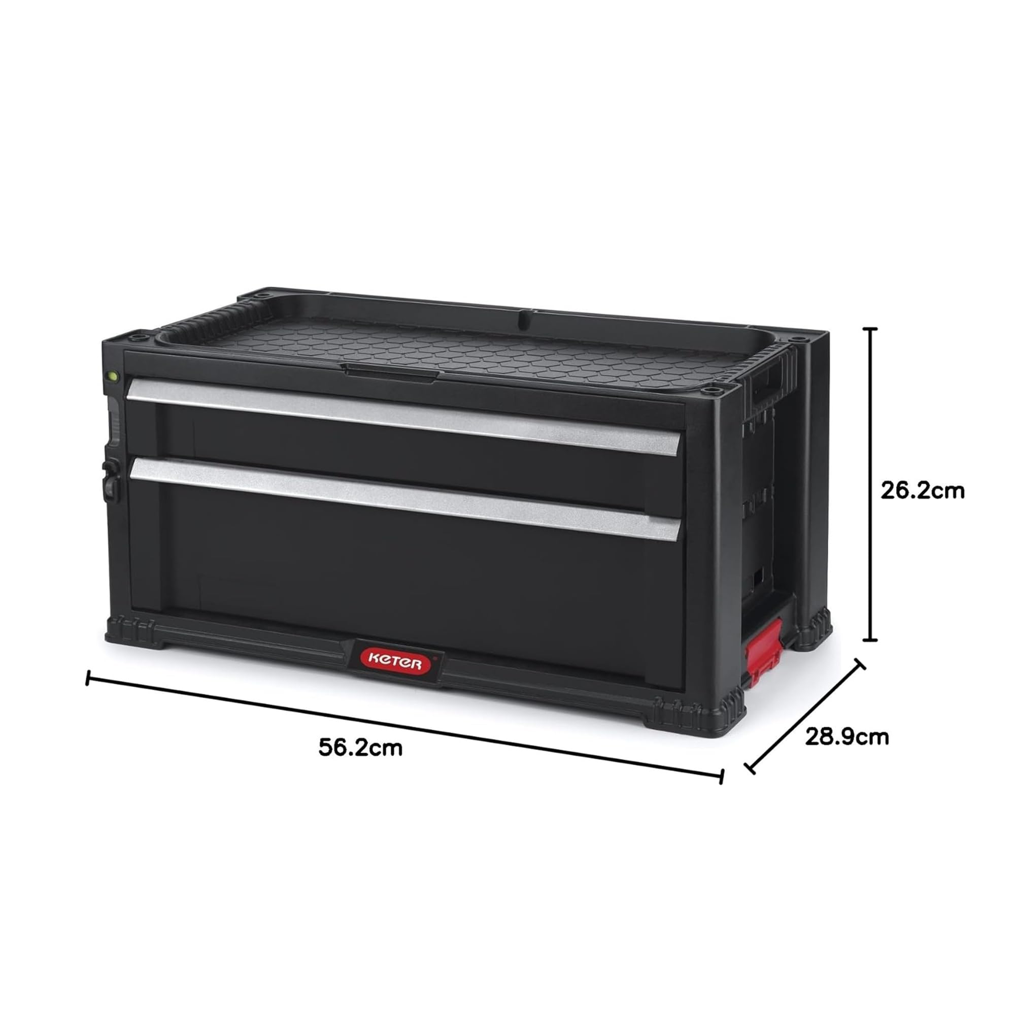 keter-aufsatz-mit-2-schubladen-f-r-werkzeugwagen-56-2-x-28-9-x-26-2-cm-schwarz image 3