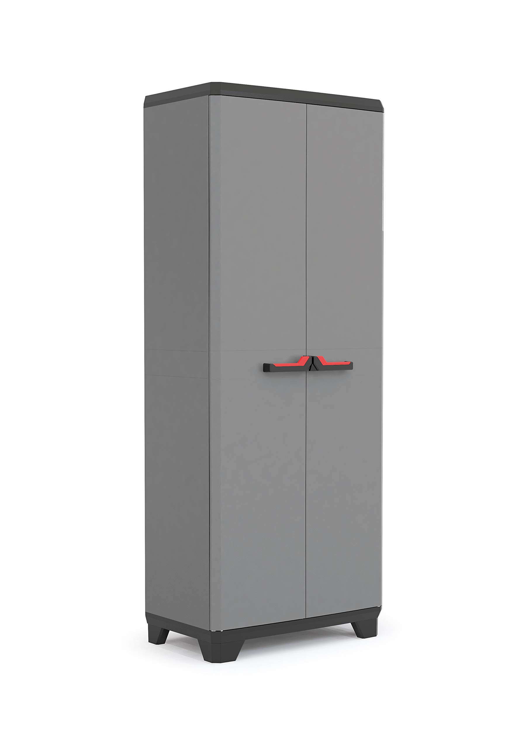 keter-stilo-kunststoffschrank-niedrig-68x39x90-cm-grau-schwarz-rot image 7