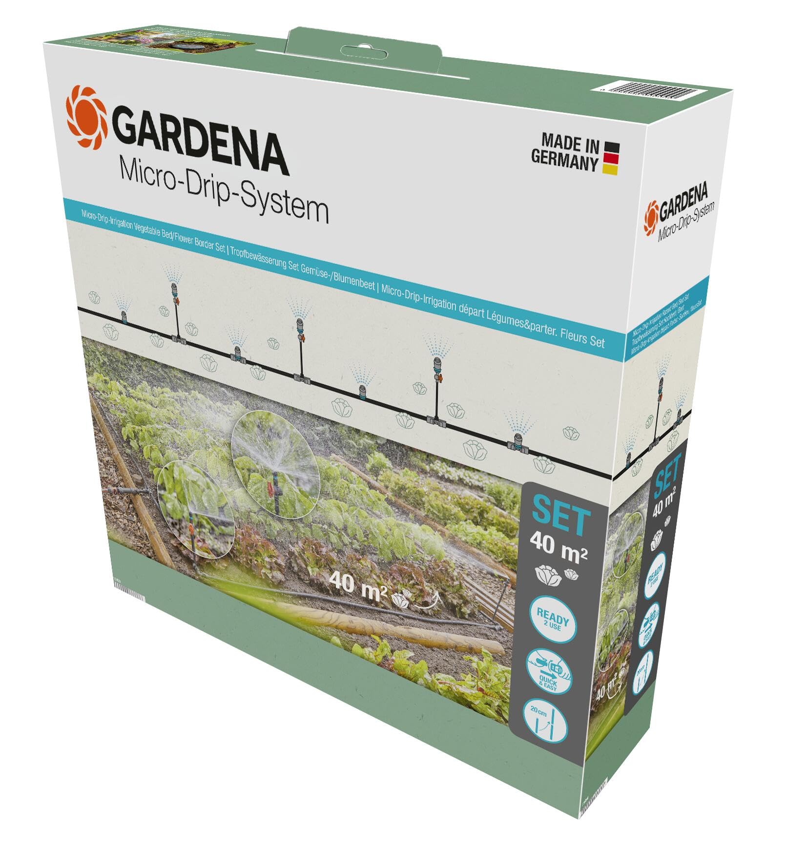 gardena-micro-drip-system-tropfbew-sserung-set-gem-se-blumenbeet-40-m-13450-20 image 1