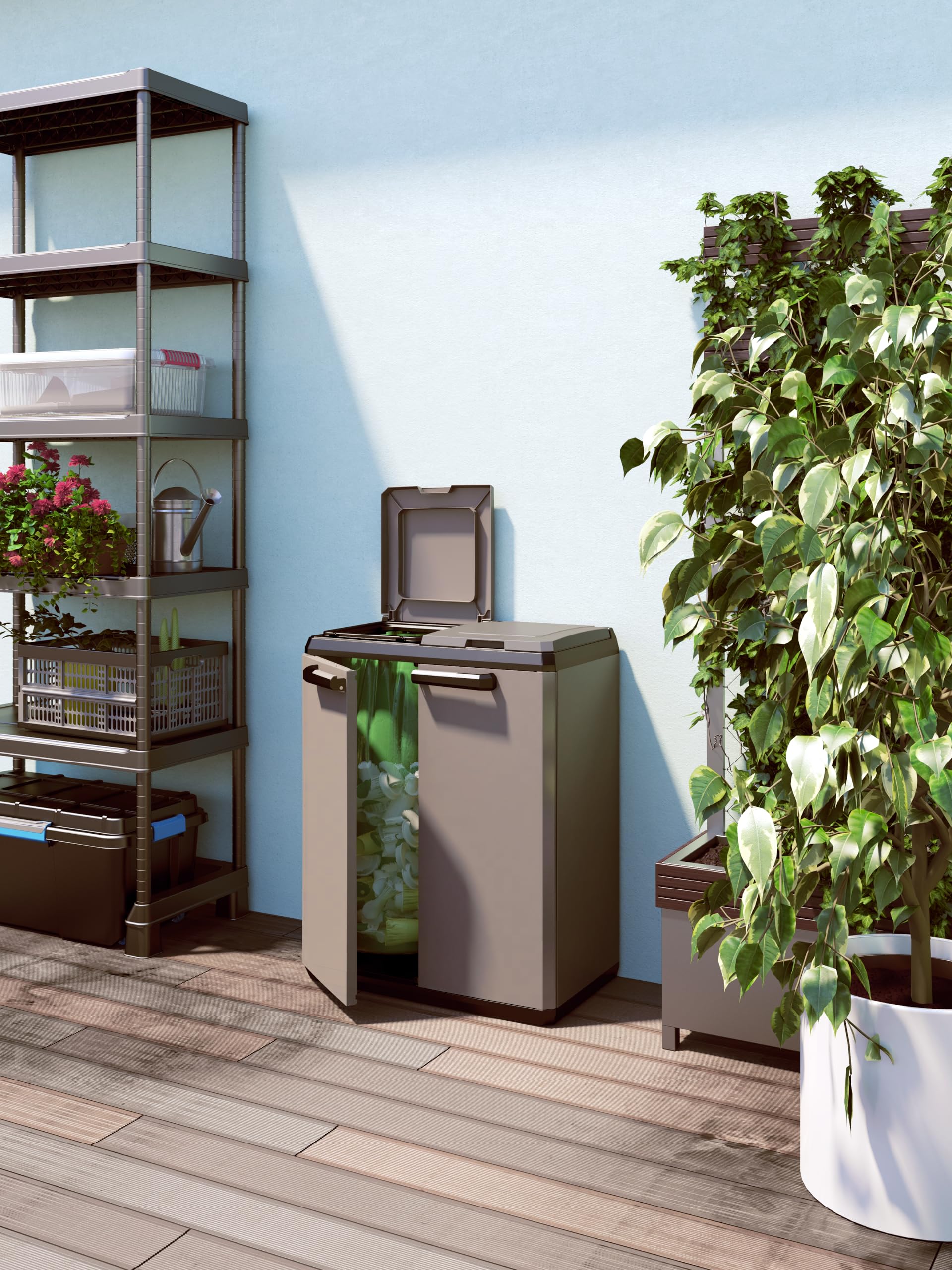 keter-split-basic-9736000-recyclingschrank-68-x-39-x-85-cm-grau-schwarz image 4