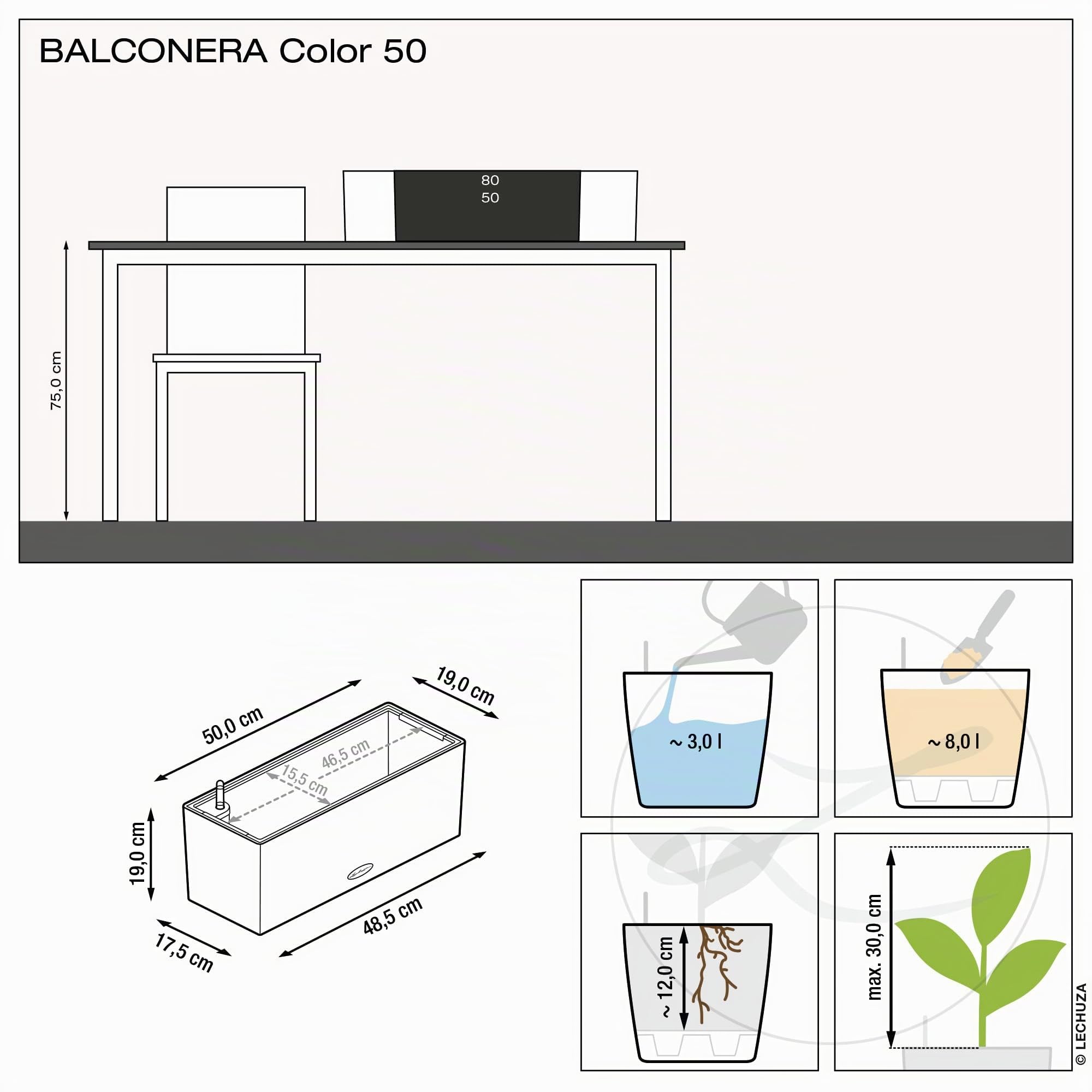 lechuza-balconera-color-50-all-in-one-set-muskat-balkonkasten-mit-bew-sserungssy image 4