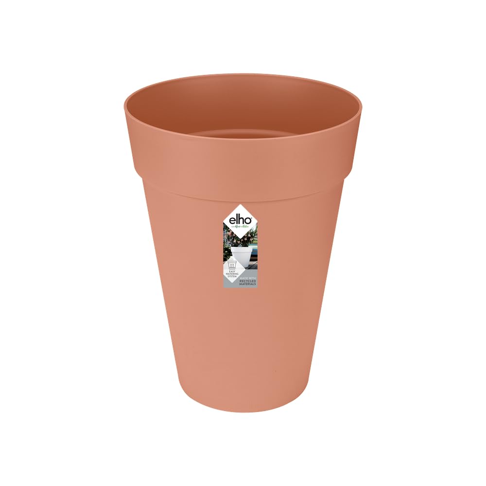 elho-loft-urban-rund-hoch-28-cm-blumentopf-27-5-x-h-35-8-cm-in-zartrosa-f-r-au-e image 1