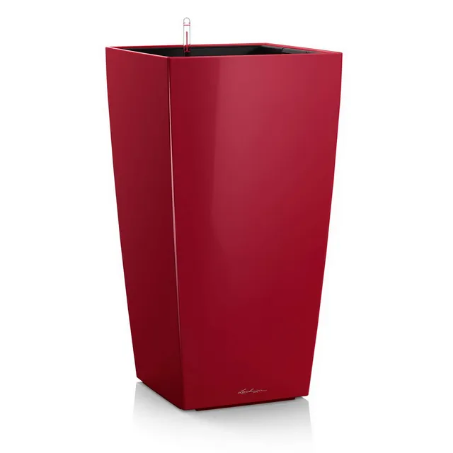 lechuza-cubico-premium-50-pflanzgef-mit-bew-sserungssystem-scarletrot-hochglanz image 1