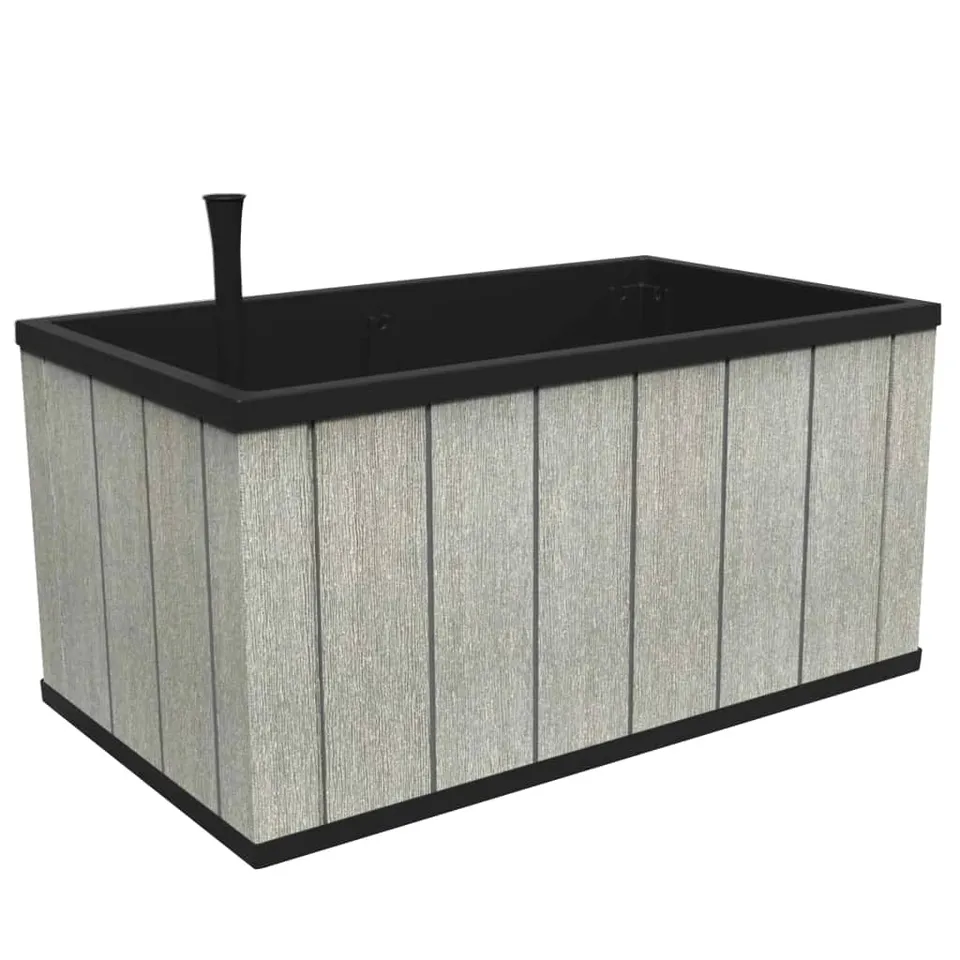 keter-sequoia-medium-hochbeet-88-l-grau-mit-bew-sserungssystem-und-rollen-99-x-5 image 1