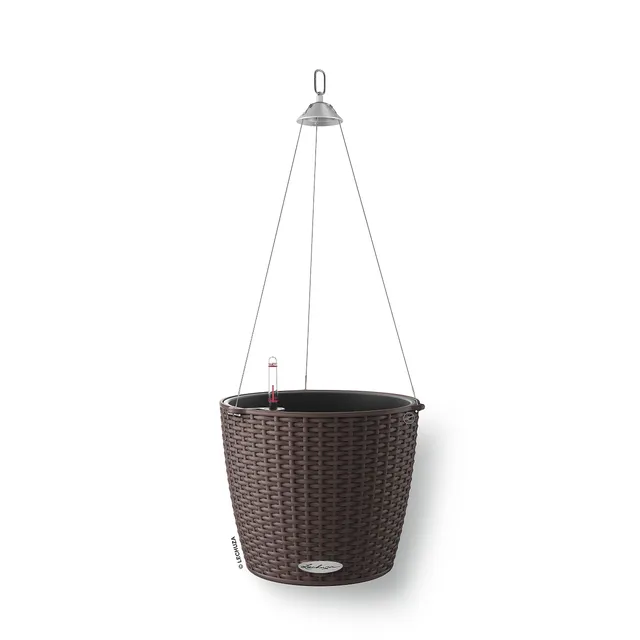lechuza-nido-cottage-28-h-ngeampel-mit-bew-sserungssystem-27-x-23-cm-mokka image 1