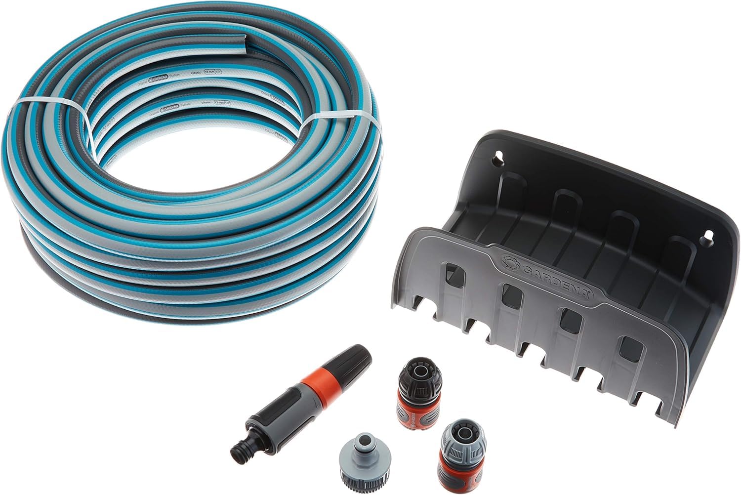 gardena-wandschlauchhalter-set-mit-20-m-classic-schlauch-13-mm image 1