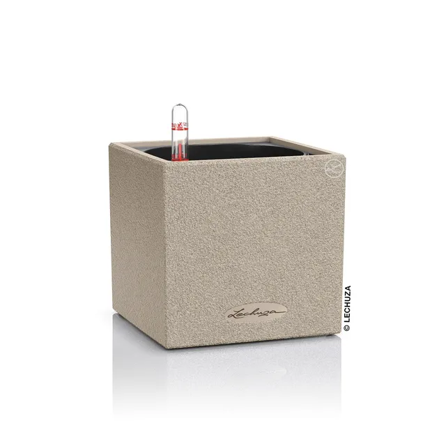 lechuza-canto-stone-14-pflanzgef-mit-bew-sserung-sandbeige image 1