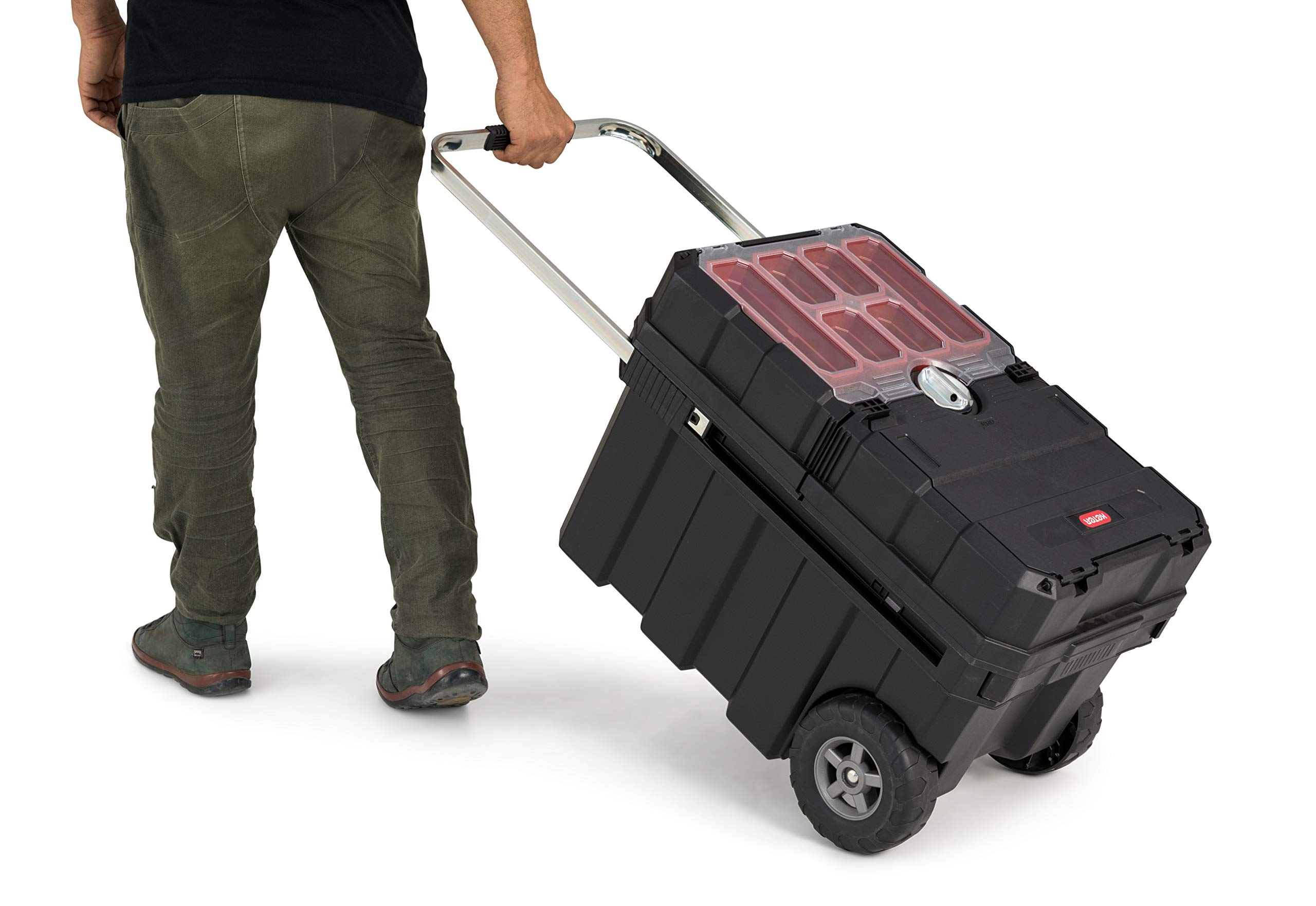 keter-masterloader-werkzeugwagen-master-pro-serie-kunststoff-schwarz-gelb image 2