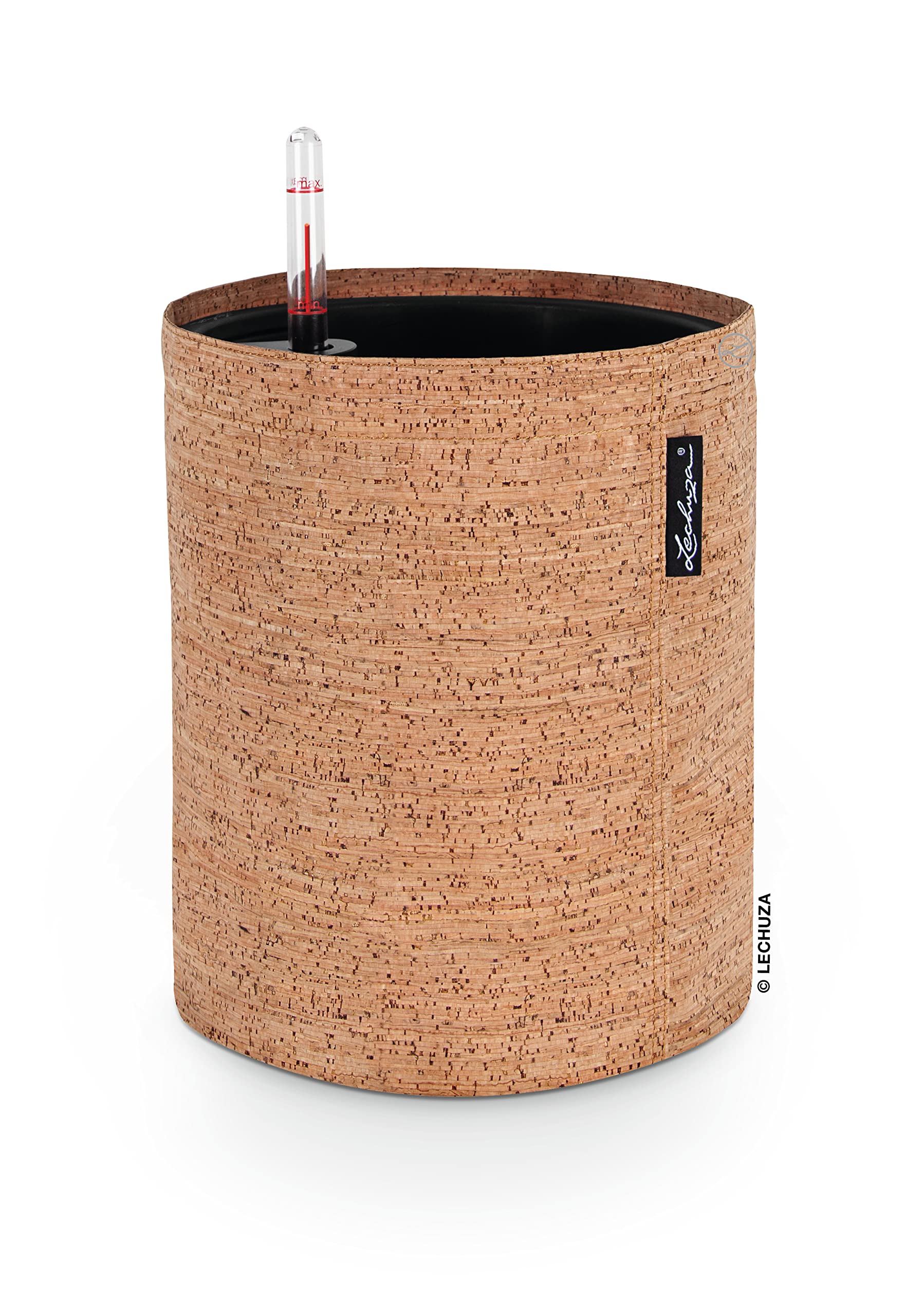 lechuza-trendcover-kork-23-pflanzgef-mit-bew-sserungssystem-natur-dunkel image 8