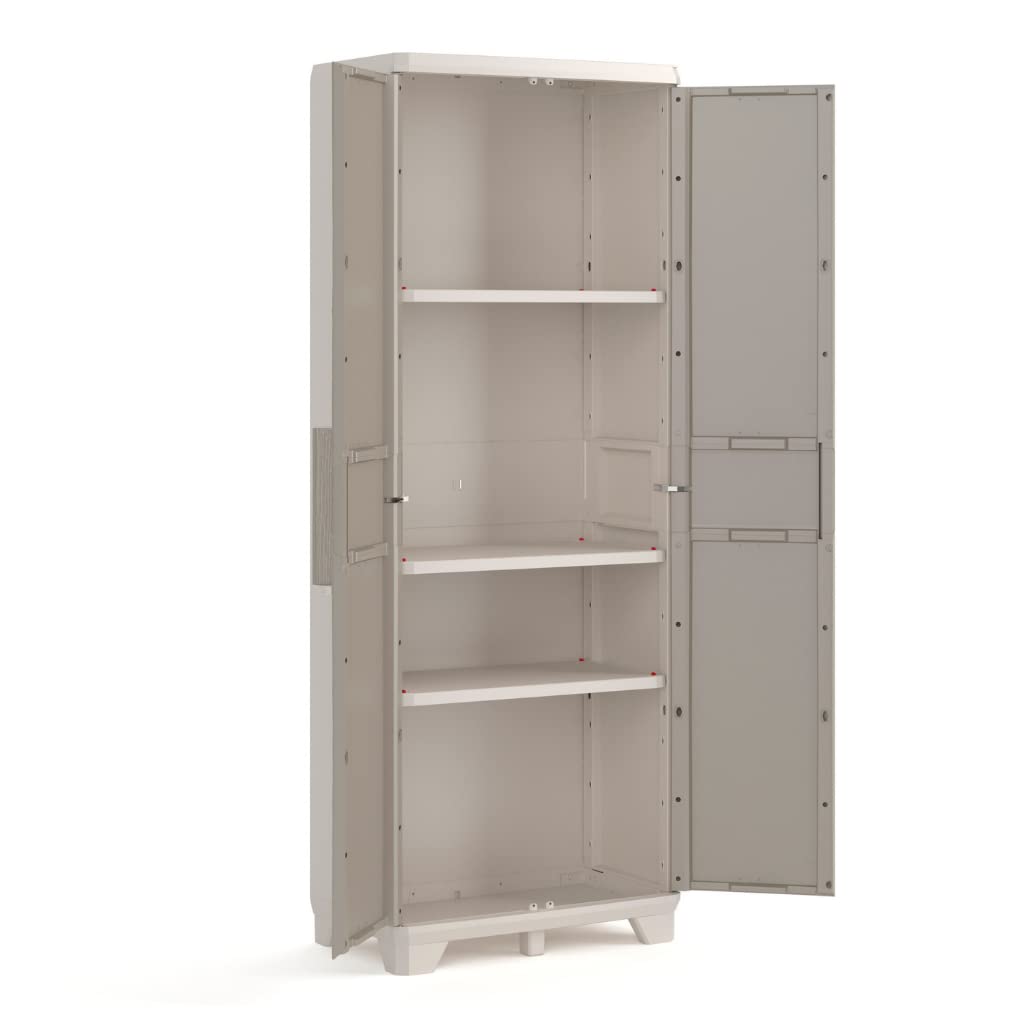 keter-wood-grain-kunststoffschrank-hoch-beige-68-x-39-x-182-cm image 5