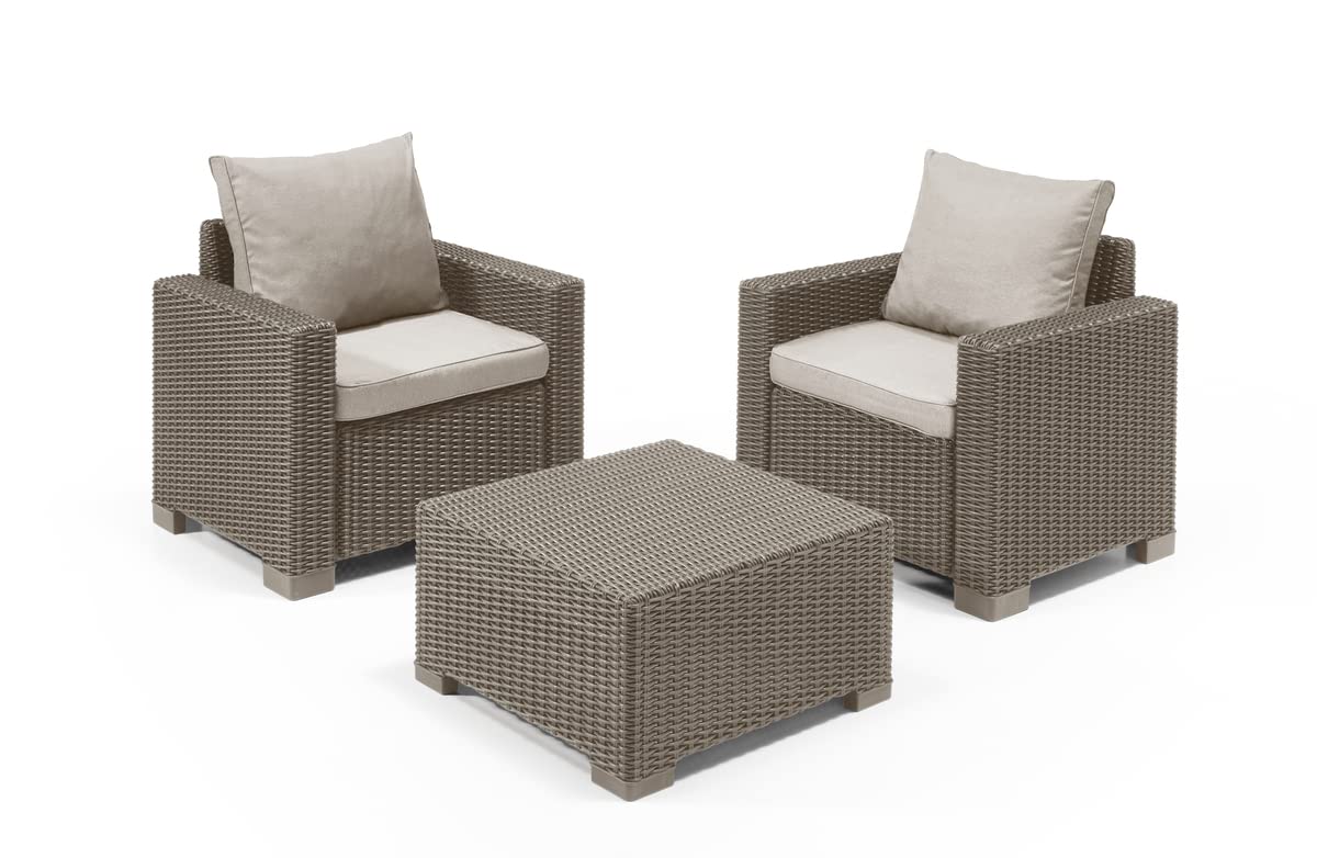 keter-allibert-california-balkonset-2-personen-cappuccino image 1