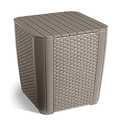 keter-luzon-flat-wicker-gartentisch-mit-stauraum-cappuccino image 8